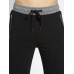 JOCKEY Black & grey melange Sports Track Pant