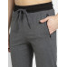 JOCKEY Charcoal & Black Sports Track Pant