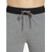 JOCKEY Grey melange & Black Sports Track Pant