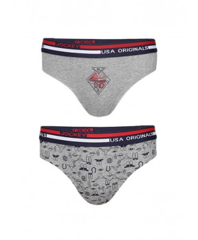 JOCKEY BOYS BRIEF PACK OF 2 ASSORTED PRINTS