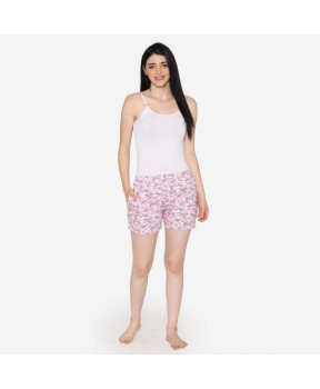 VAMI PRINTED SHORTS PINK FLORAL