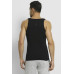 VAN HEUSEN SQUARE CUT VEST BLACK PACK OF 2