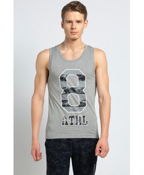 VAN HEUSEN GRAPHIC SPORTS TANK TOP GREY (Pack of 2)