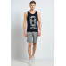 VAN HEUSEN GRAPHIC SPORTS TANK TOP NAVY (PACK OF 2)