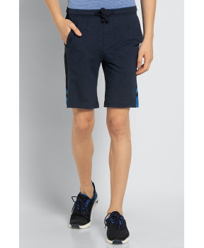  VAN HEUSEN BLUE MELANGE SHORTS 