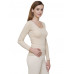 Bodycare Women Top Round Neck Full Sleeves Gold Skin