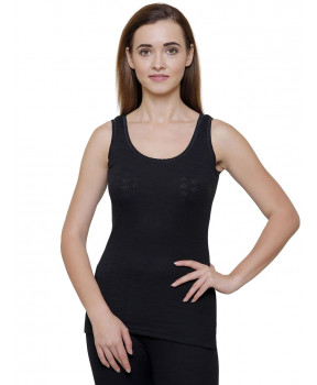 Bodycare Women Top Round Neck Sleeveless black