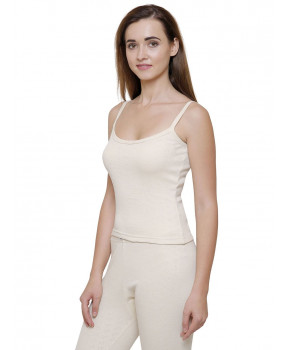 Bodycare Women Top Round Neck Sleeveless Skin