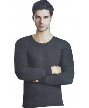  AMUL BODYWARMER THERMAL TOP MEN BLACK FULL SLEEVES 