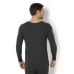 VAN HEUSEN CHARCOAL SOLID FULL SLEEVE THERMAL TOP MEN