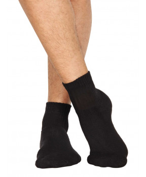 JOCKEY BLACK ANKLE SOCKS 