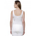 Bodycare  Women Top Round Neck Sleeveless Ayaki White 