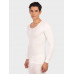 NEVA VELVETI MEN THERMAL TOP WITH SLEEVES WHITE