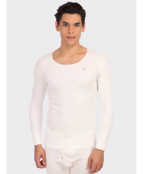 NEVA VELVETI MEN THERMAL TOP WITH SLEEVES WHITE